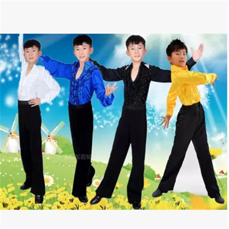 

New children's Latin dance dress performance costume boys' Latin dance competition costume standard ballroom dresses for women