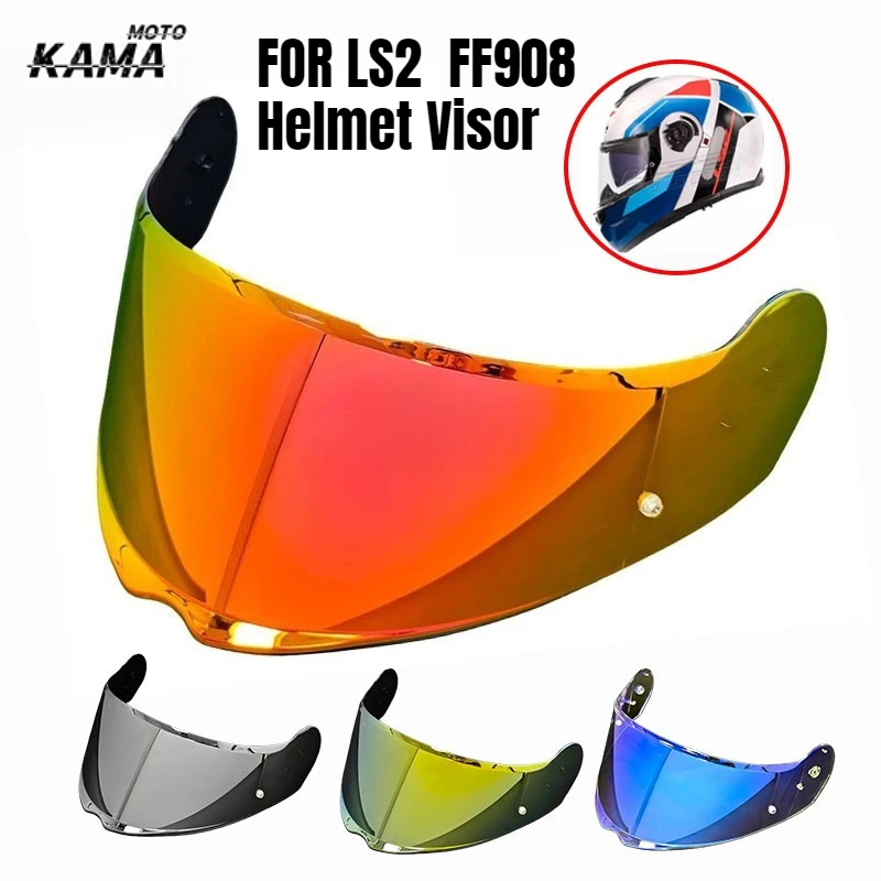 For LS2 FF908 Motorcycle Riding Helmet Visor Day Night Color Changing Lens Anti-fog Sticker Accessories Cascos Para Moto Visor
