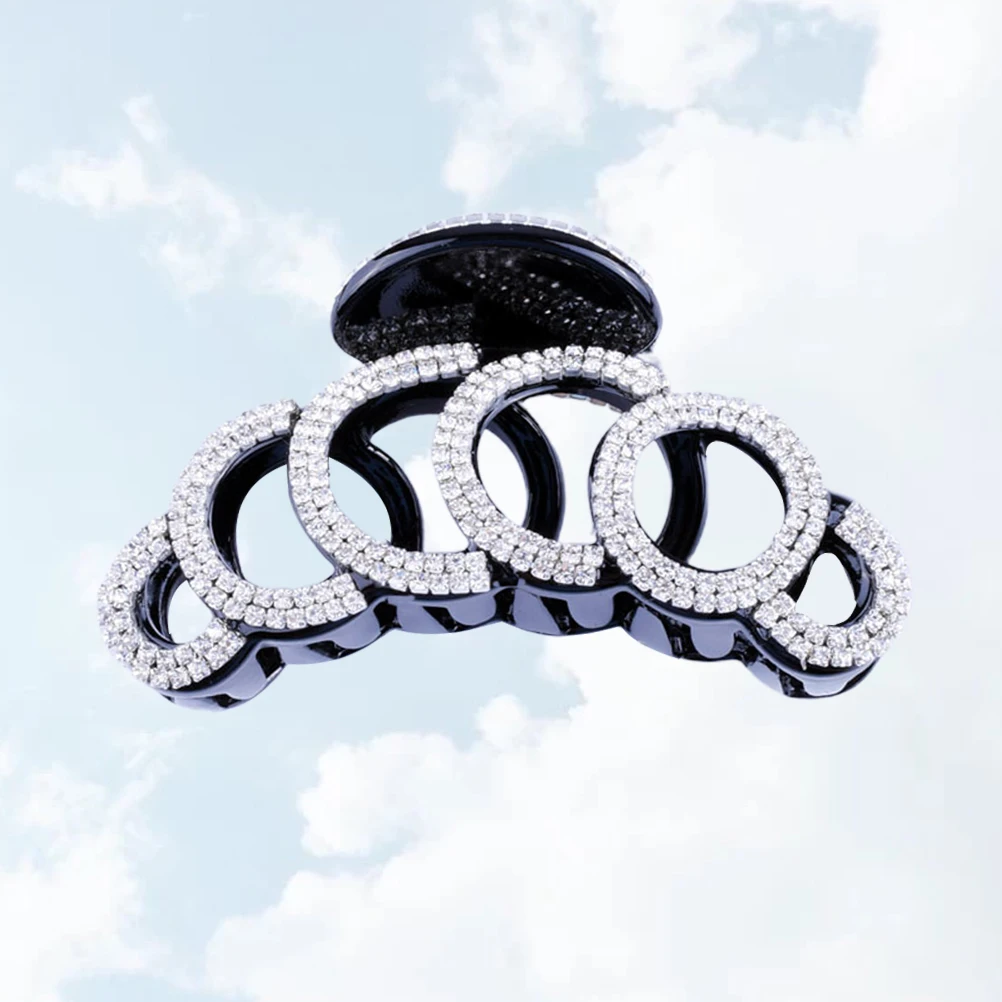 

Hold Teeth Design Rhinestone Claw Clips For Women Hair Catch Elegant Headdress Barrette Hair Accessories