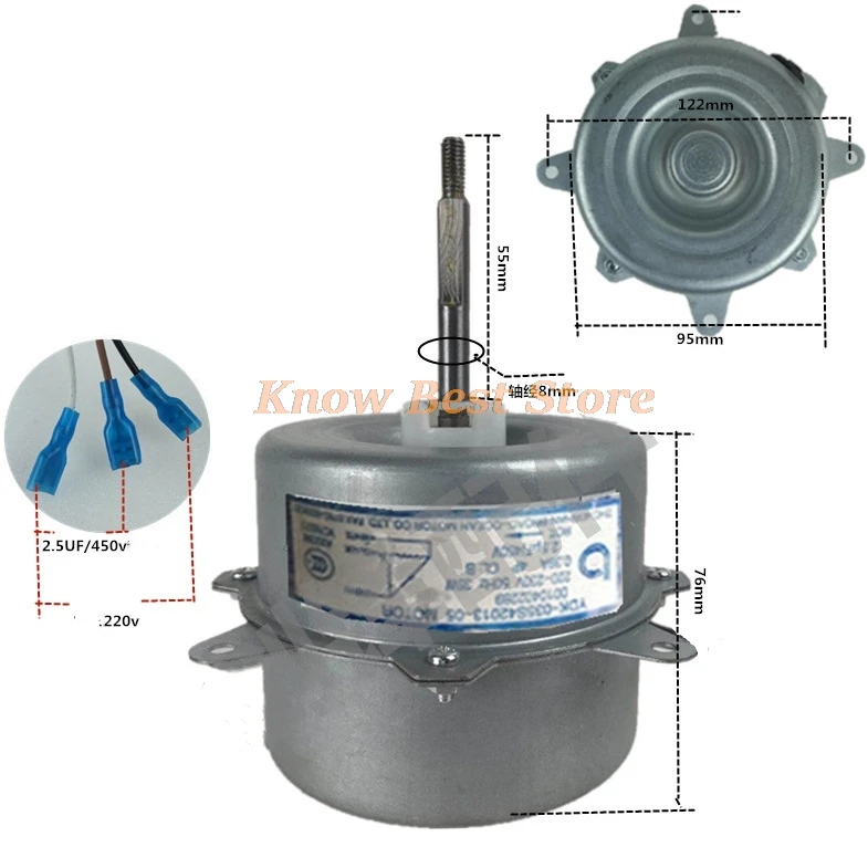 1PCS Original forward 40W air conditioning motor for Haier KFD-40S 0010404197 replacement Outdoor fan motor