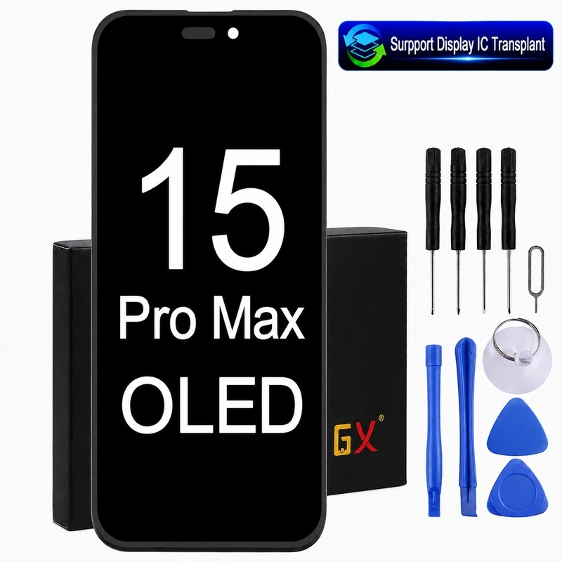 

GX OLED Screen LCD Display Replacement for iPhone 15 Pro Max