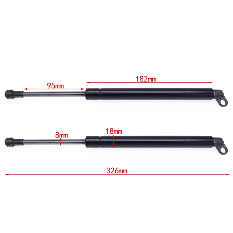 2 Pcs Car Tailgate Support Rod Rear Trunk Cover Lift Gas Spring Struts Bar For BMW E38 740I 750I 750IL 1994-2001 51248171480
