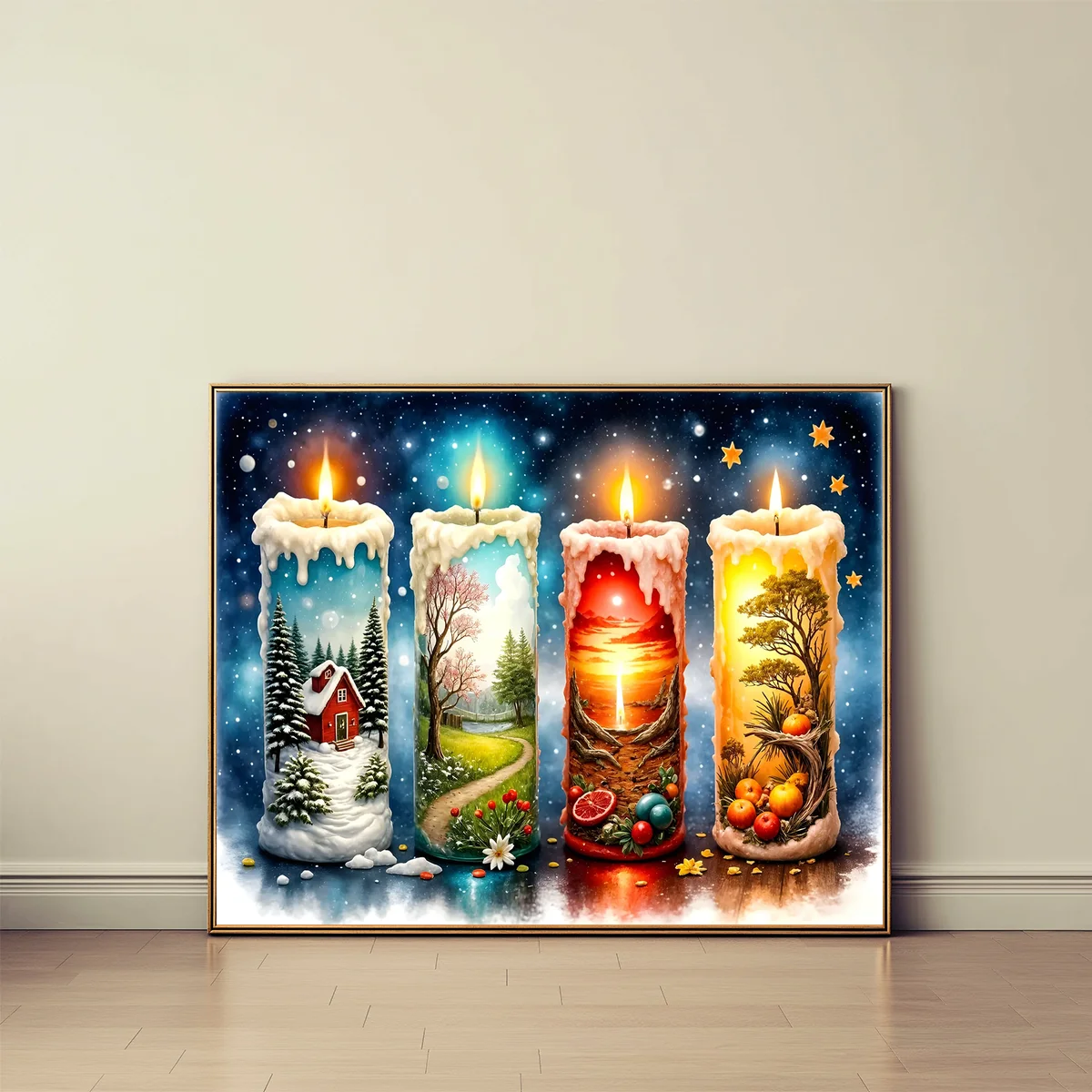 1 Stück 40x50cm/15,7x19,69 Zoll, 11Ct/14Ct Kreuzstich-Set, DIY Valentinstagsgeschenk, Stickerei-Set für Festivals, Porträts – Detail 3