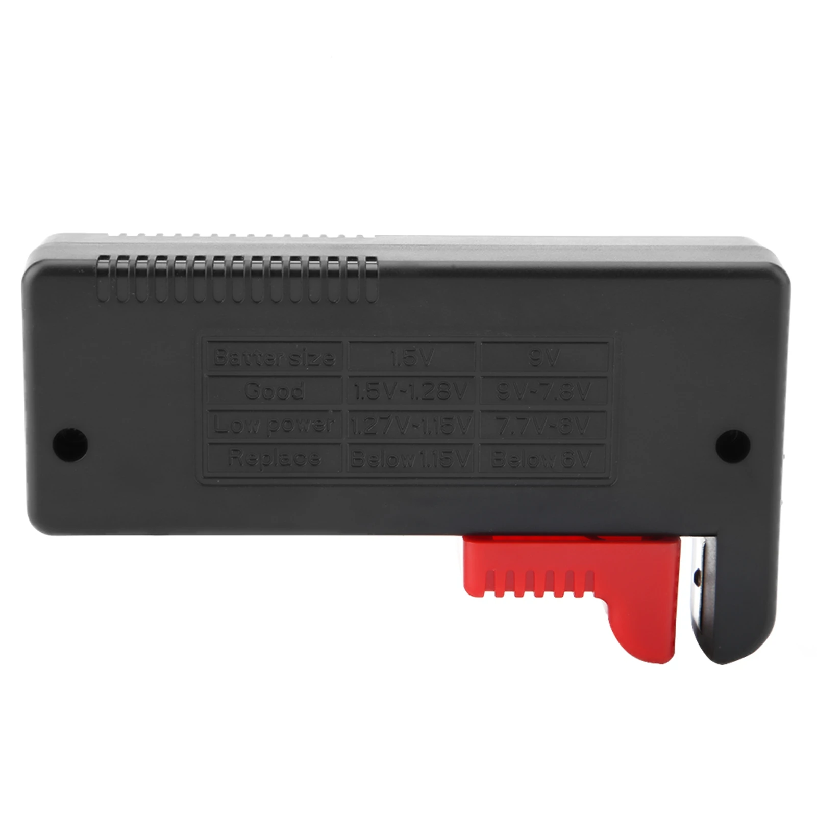 Probador de voltios de batería BT‐168D Probador de voltios de batería de pila de botón LCD digital AA//C/D/9V/1,5 V Probador de batería BT‐168D