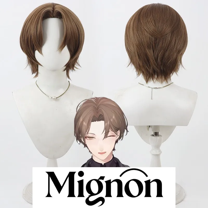 

VTuber Kamimi Hayato cosplay wig brown hair Halloween gift