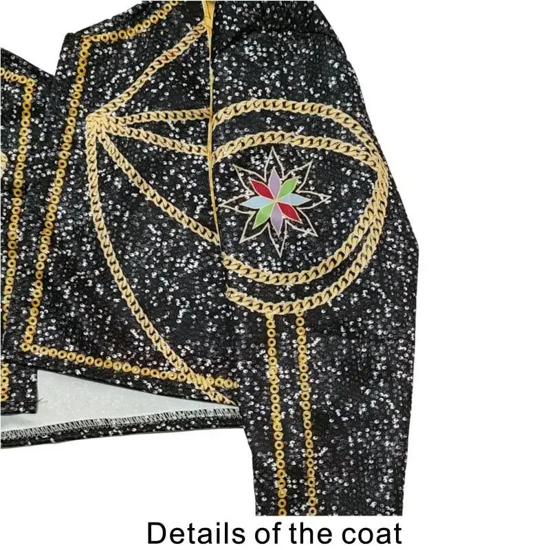 أزياء الهالوين رومي chasseurs de Démons noir blanc التأثيرية لعام 2025 أزياء الهالوين مشهد fille k-pop group المعبود جيليه مانتو قصير