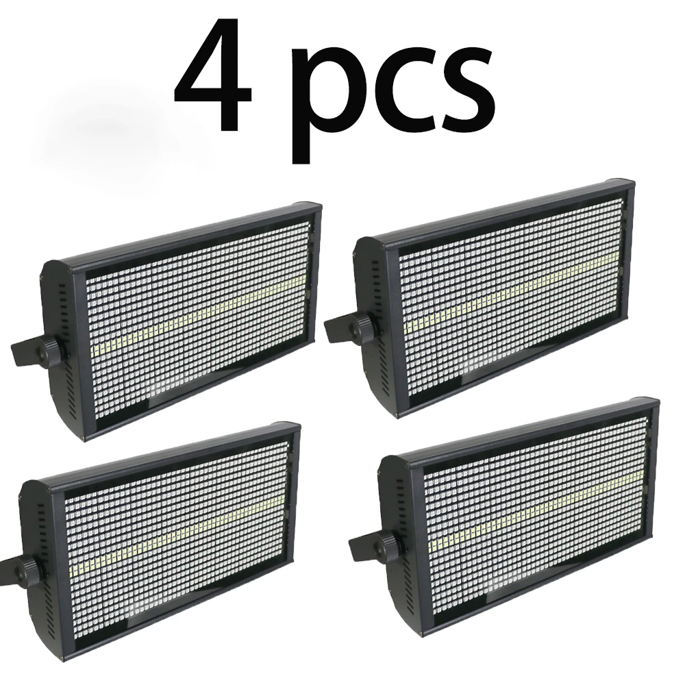 1/4PCS 200W 48 + 8Segmente Strobe LED 864RGB + 96Weiß LED Strobe Sprachsteuerung DMX super Helle DJ Disco Wish Bar Party Bühne Licht