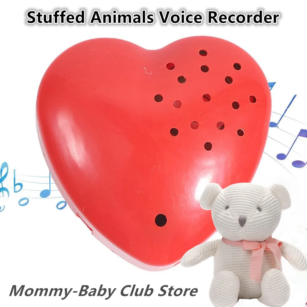 Stuffed Animal Voice Recorder Plush Toy Sounds Create Heartbeat Bear for kids Doll Newborn Personal Voice Message