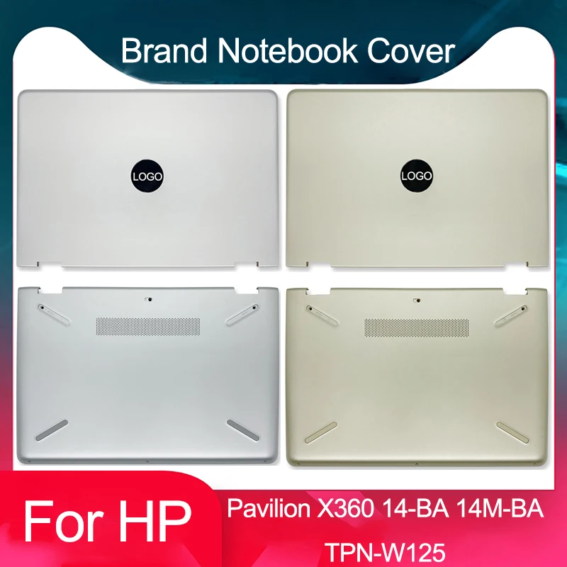 

Новинка для HP Pavilion X360 14-BA 14M-BA TPN-W125, задняя крышка ЖК-дисплея, нижняя часть корпуса, клавиатура, упор для рук, верхний чехол