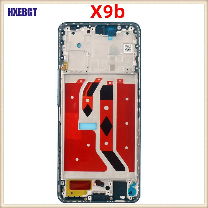 

LCD Frame For Honor X9b 5G Front Frame Chassis Middle Housing Bezel + Side Buttons + Adhesive Sticker Repair Parts