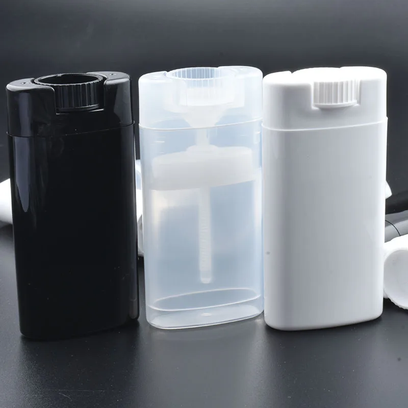 10/20/50/100 pièces/lot 15g ovale rond vide rouge à lèvres baume Tube conteneurs déodorant boîte bouteille vide conteneur cosmétique
