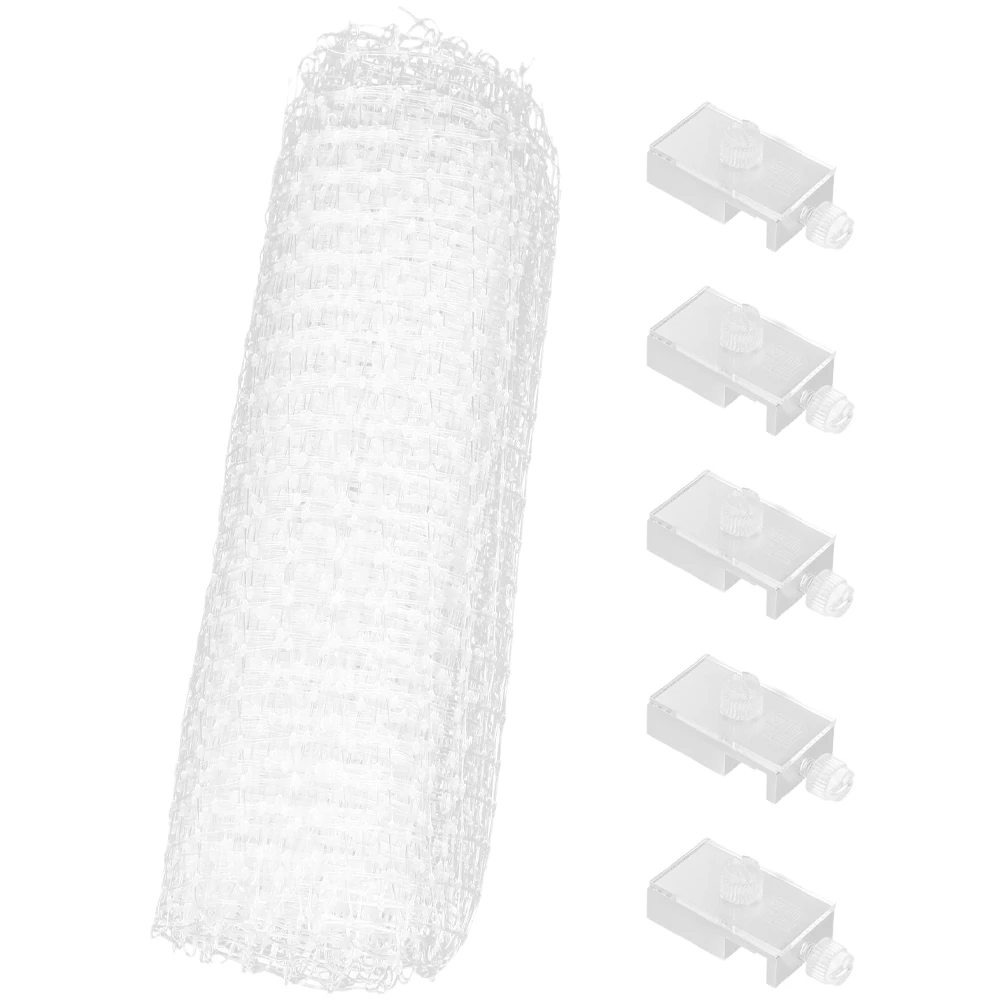

Anti-escaping Net Suit Clear Mesh Anti-escape Aquarium Fine Cover Acrylic Top Screen