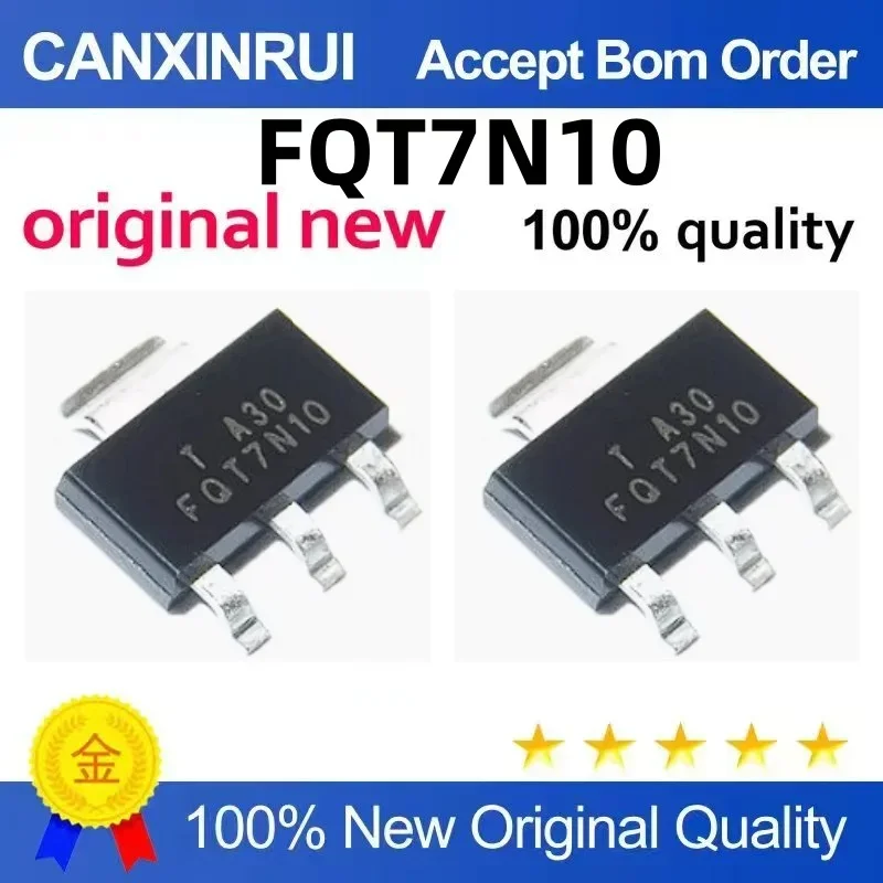 (5-100 pieces) Brand new original FQT7N10 7N10 SOT223 spot chip