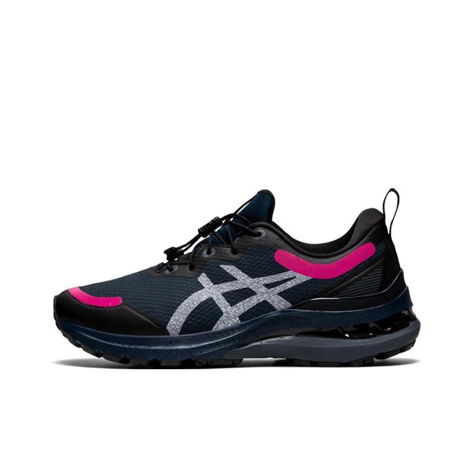 ASICS Gel Kayano 28 Running Shoes Women's Low Top Black/Navy Blue 1012B155-400