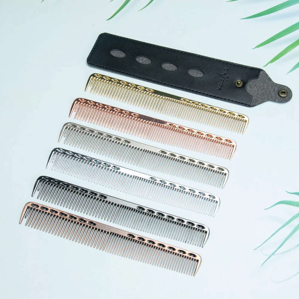 Space Aluminium Haarkamm Pro Friseurkämme Mellado Petit Hansen Волос Haarschneiden Sterbende Haarbürste Friseurwerkzeuge Salon Mithelfer – Detail 4