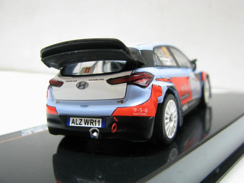 دييكاست بمقياس 1:43 IXO HYUNDAI NG I20 WRC # 11 2017 RAM660 سبيكة سيارة نموذج تحصيل لعبة هدية تذكارية عرض حلية