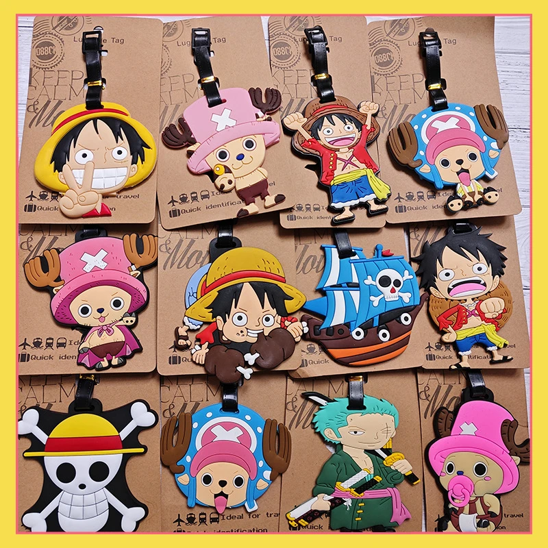 

Anime One Piece Boarding Luggage Tag Luffy Sonata Jojoba Luggage Tag Naruto Dragon Ball Identification Pendant