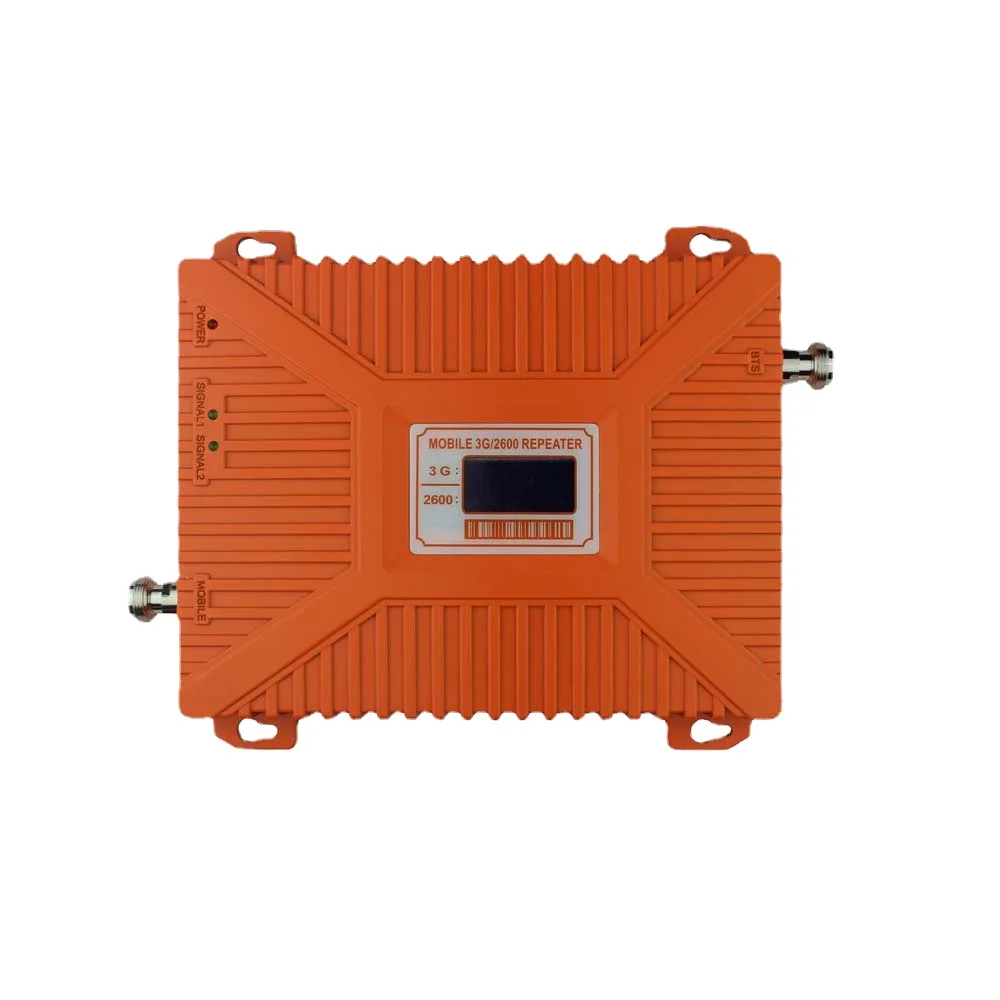 New orange color hot sale LCD display dual frequency 3G2100  FDD2600 A KIT 3G 4G mobile phone booster