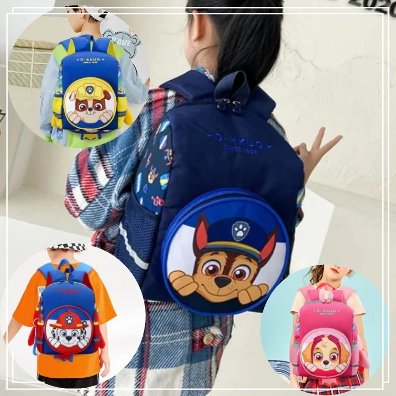 Cartoon Paw Patrol Children's SchoolBag Boy Girl Backpacks for Girls Waterproof Backpack Primary Schoolbag Mochila Bookbag Gift