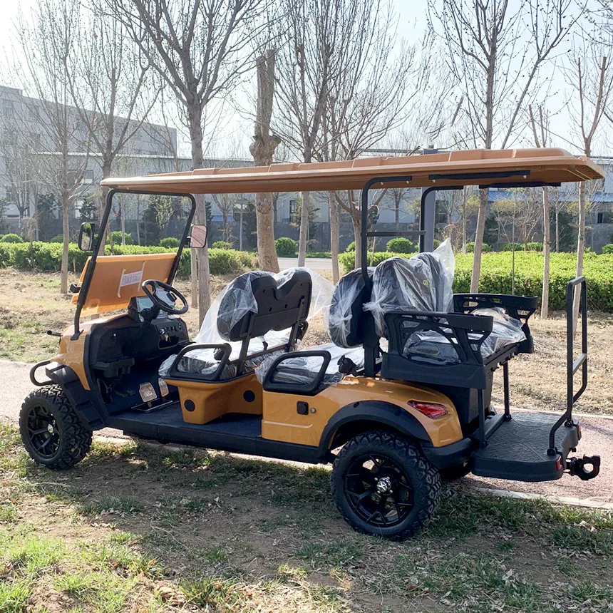 China Factory Global Sales AC Motor Off-Road Golf Cart Hunting Electric Scooter Golf Cart Go Kart 6 Seats 7 kW72 Volt