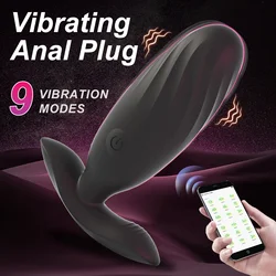 APP telecomando anale modello a spirale vibratore maschio massaggiatore prostatico Wireless Bluetooth Butt Plug Dildo giocattoli adulti del sesso per Gay