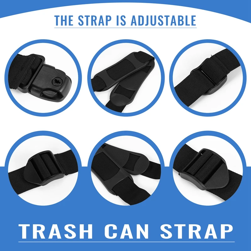 Bin Strap Garbage Lock Trash Can Lid Strap Garbage Can Security System