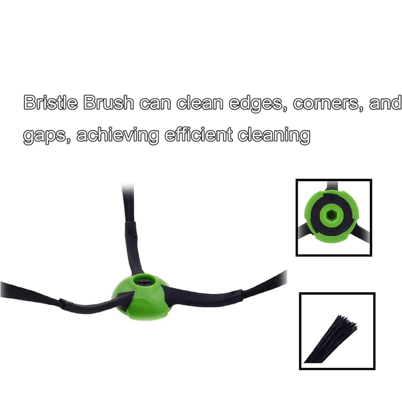 A21F-2Set Side Brushes For Irobot Roomba E, I, & J Series E5, E6, I1, I1+, I3, I3+, I4, I4+, I6, I6+, I7, I7+, I8, I8+, J7