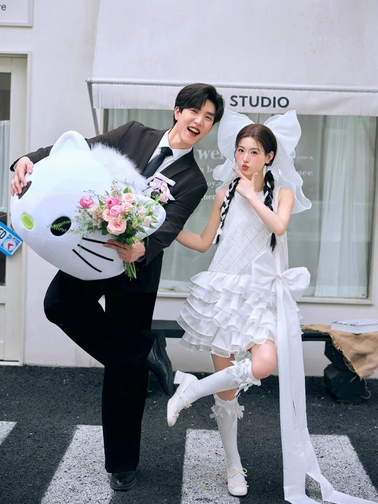 

Sweet Wedding Dress for Small Women Birthday Party Photography Ceremony Dress Elegant Sensation Miniature Bridal Gown