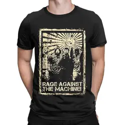 Camisetas Vintage Rage contra la máquina banda de Rock para hombres y mujeres, Camisa de algodón, ropa única