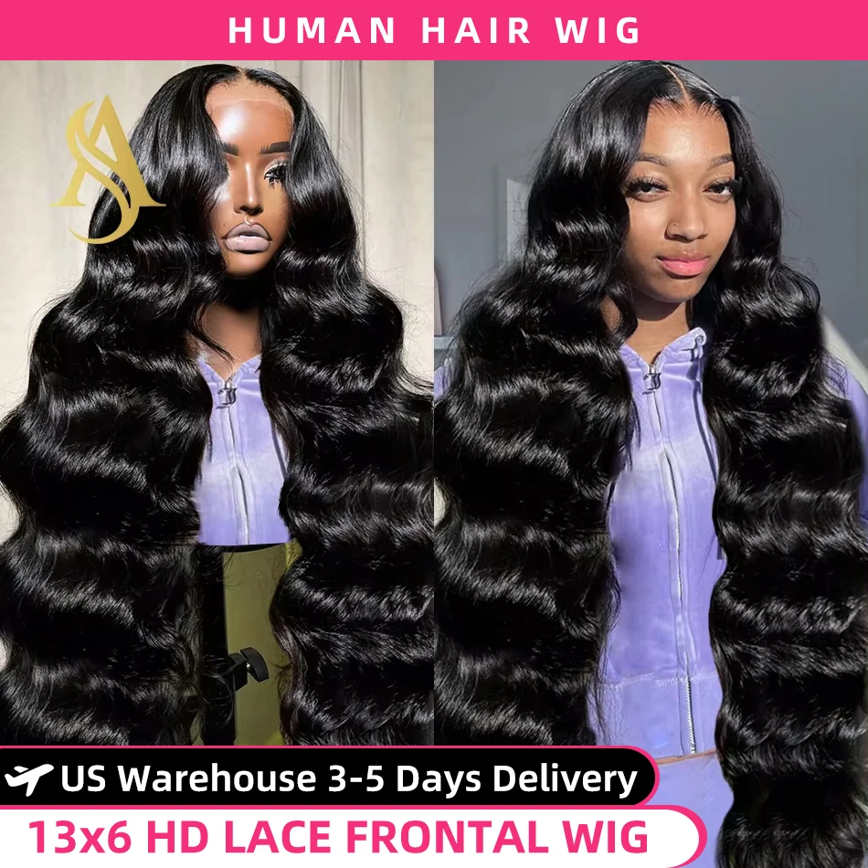 250 Density Body Wave 13x4 13x6 360 Transparen Hd Lace Frontal Wigs Human Hair Brazilian Body Wave Pre Plucked Lace Front Wig