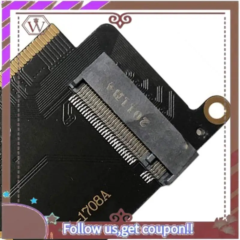 Latest 2X M.2 NGFF M-Key NVME SSD Convert Card Fit For  Pro 2016 2017 13 INCH A1708 A1707 A1706