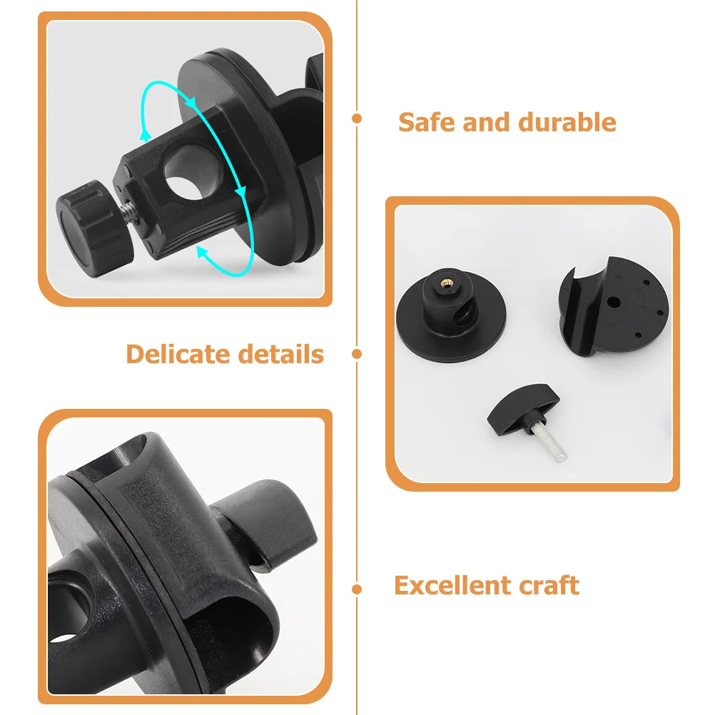 

2Pcs Microphone Crossbar Arm Clips Adjustable Bracket Adapter for Tripod Pole Live Broadcast Equipment Bundle Mic Accessories