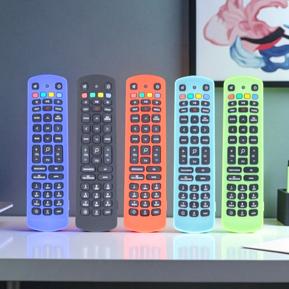 Protective Silicone Case For Jio Fiber TV Remote Controller Anti Slip Skin Cover Luminous Shockproof Durable Sleeve