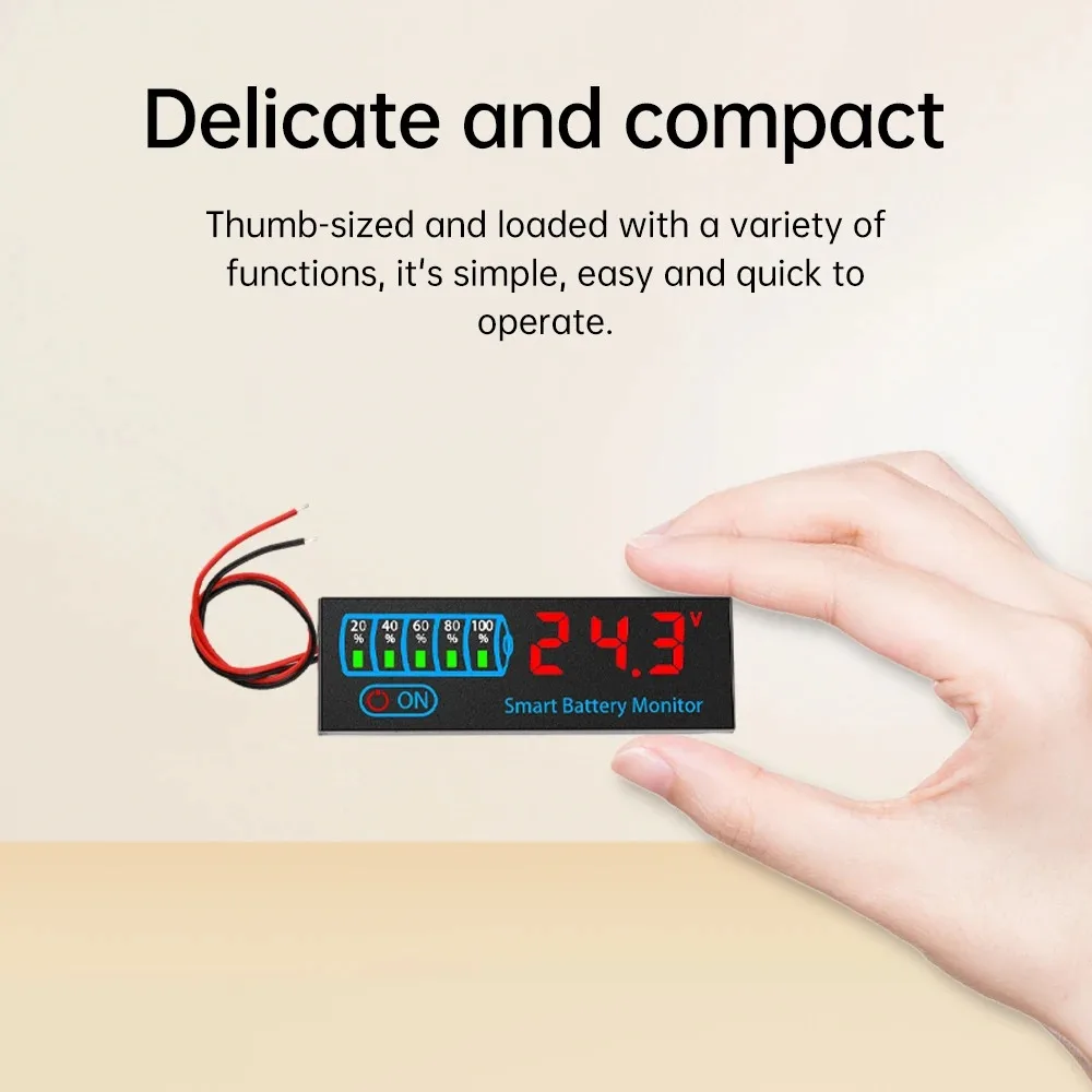 3S-14S DC7-55V Battery Level Indicator 12V 24V 36V 48V 18650 Lipo Lithium Battery Capacity Board Voltage Battery Charging Tester - view 6