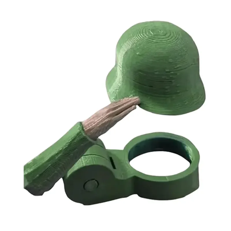 3/1PCS Plastic Soldaat Salute Bierfles Helm Cap Creatief Ontwerp Stofdicht Helm Vormige Fles Grappig Bierfles stop