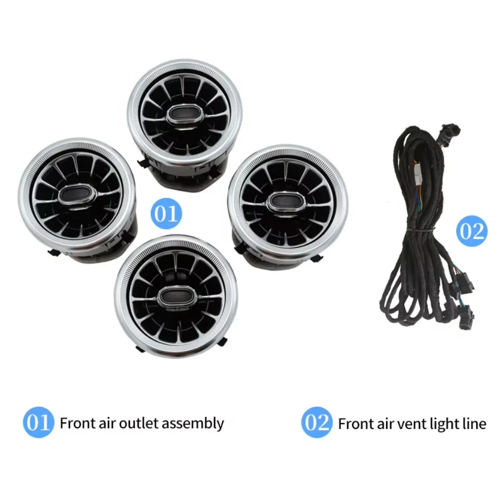 W447 Auto Lighting System Atmosphere Light 64 Colors LED Car Interior Ambient Light Kit Suitable for Mercedes Benz V-class W447