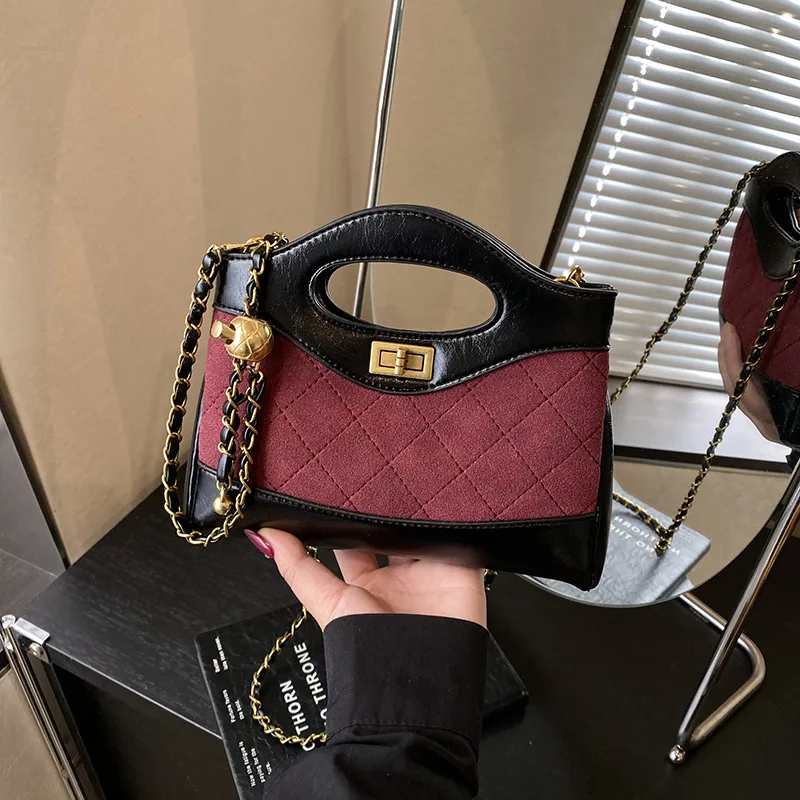 حقيبة دلو مياه ريترو أنيقة جديدة لعام 2025 للنساء، محفظة كتف وكروس قابلة للتعديل، حقائب اتجاهات الخريف والشتاء للنساء