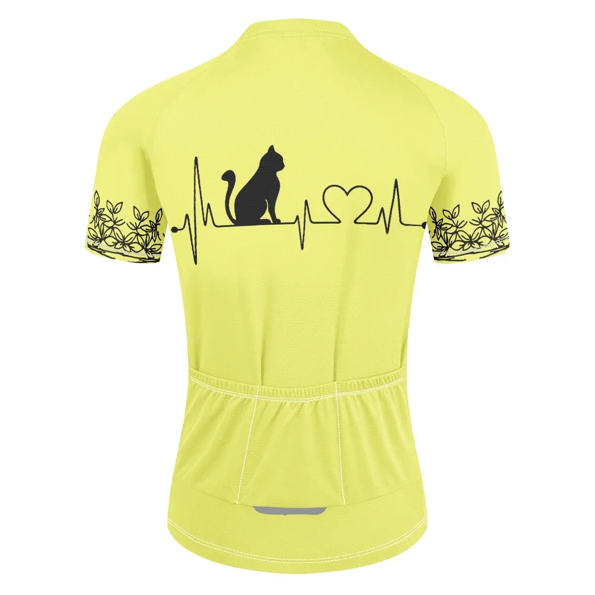 New cat heartbeat pattern cycling clothing professional women's cycling clothing summer breathable short-sleeved clothing