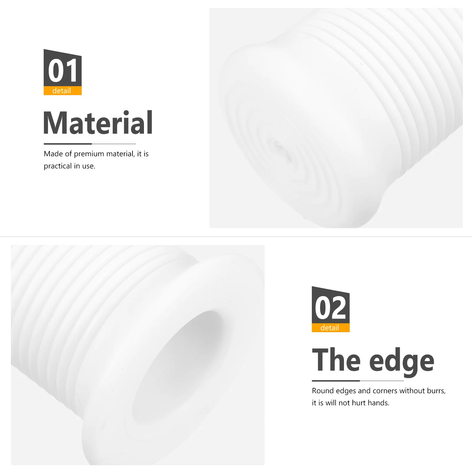 

1 Pair Motorcycle Handlebar Grips Tpu Rubber Non-Slip Thread 25/28Mm Shock Absorbing Universal Bike Cycling Handle Covers Grips