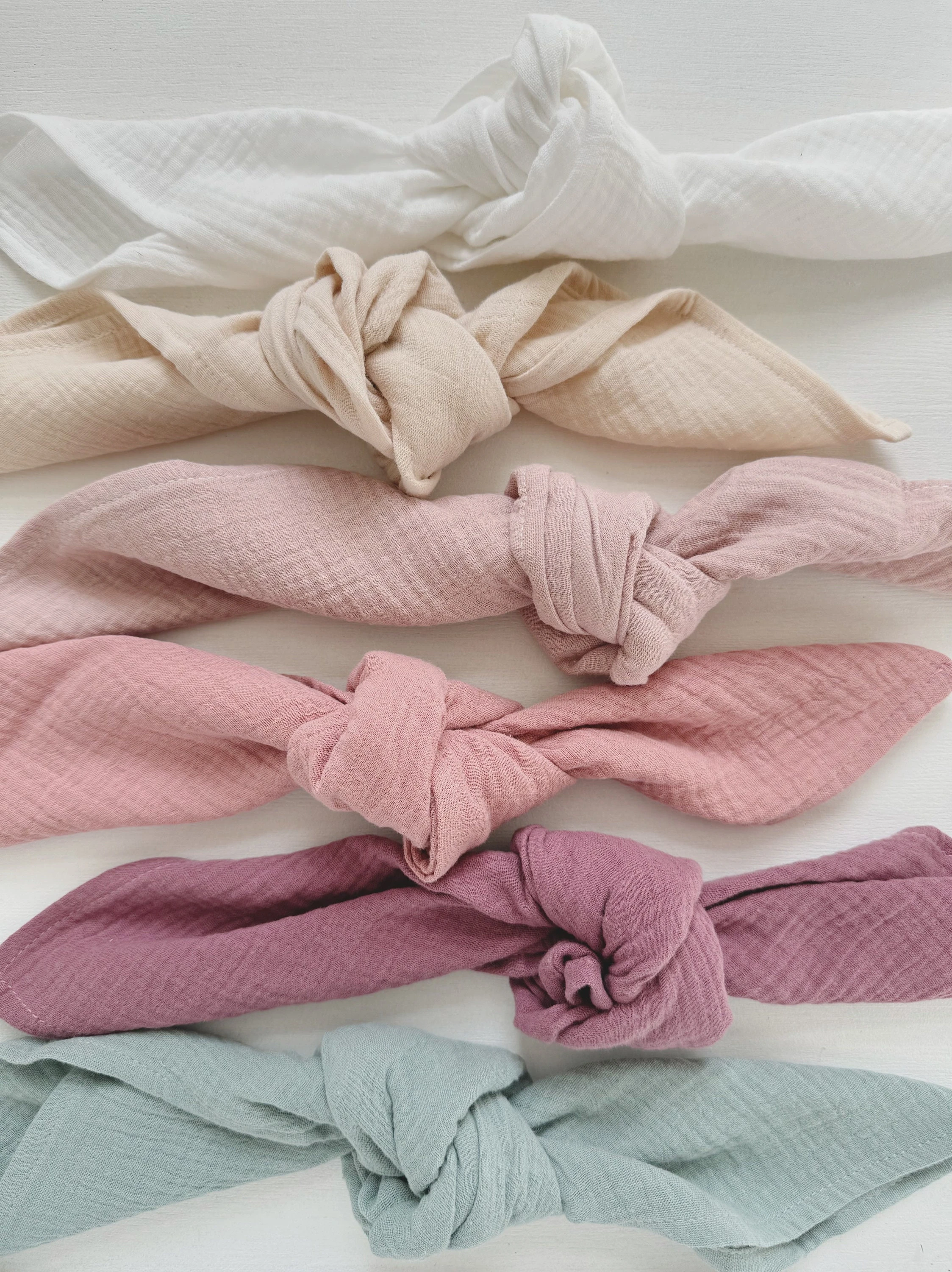 50PCS Sage Green Cotton Wedding Napkins Cloth, 40x40cm Durable Gauze Table Napkin, for Wedding Kitchen Party Birthday Decor