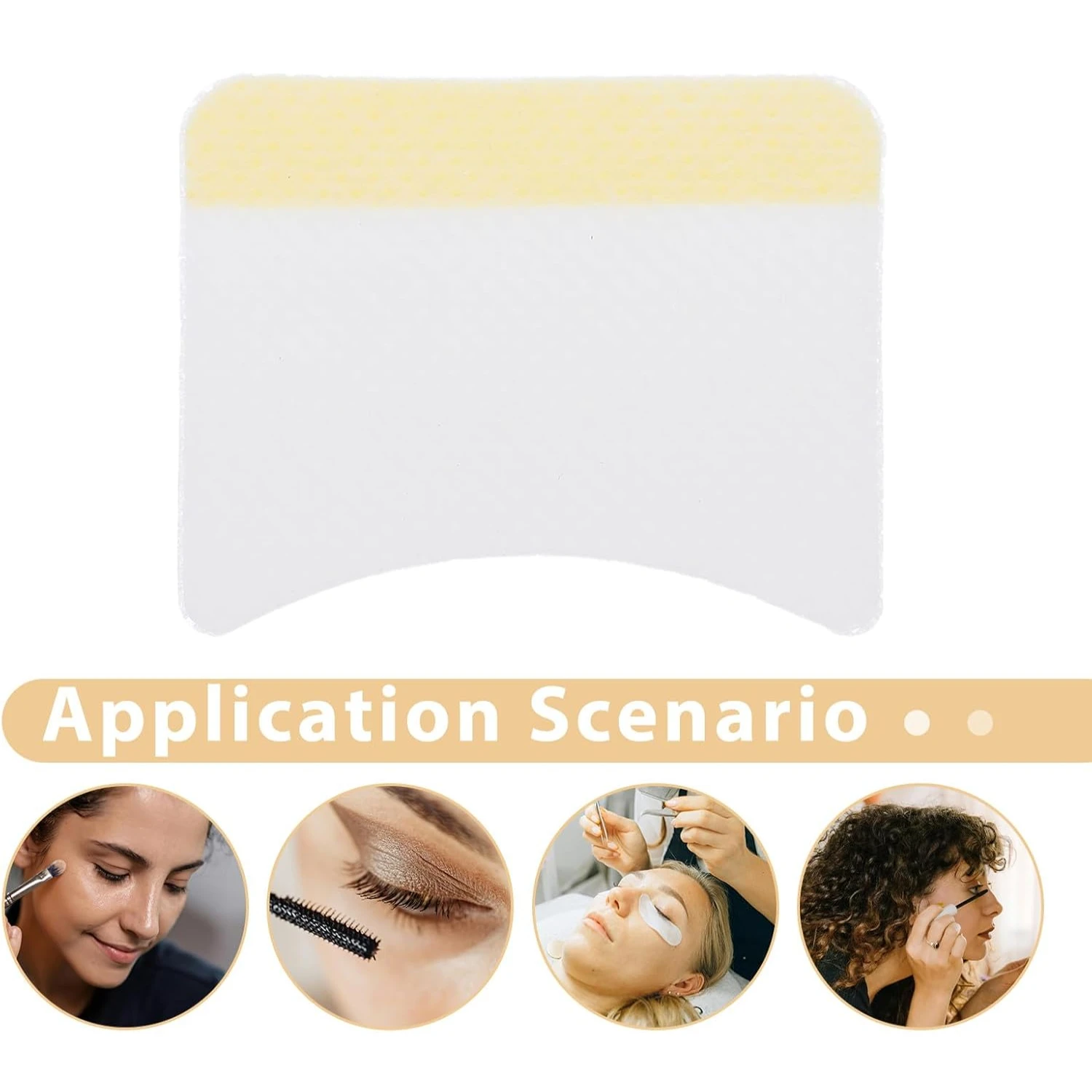 40 Pcs Lash Extension Aid Kit: Isolation Pads & Removal Patches for Professional Eyelash Application, Disposable Beauty Tools