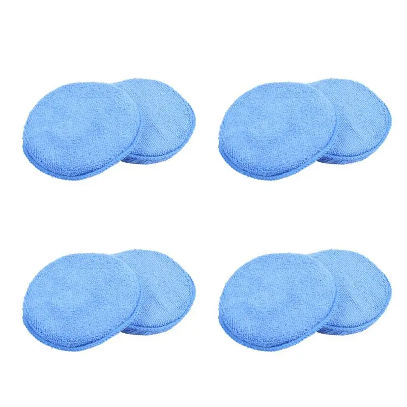 Precision 40X Car Waxing Polish Microfiber Foam Sponge Applicator Cleaning Detailing Pads