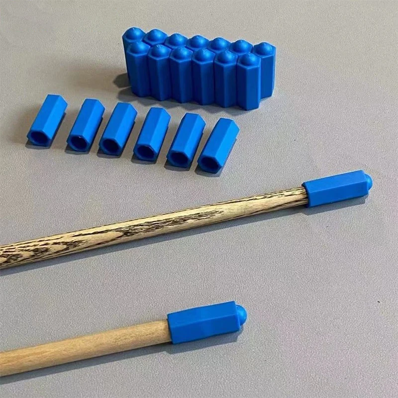 3-Pack Pool Cue Tip Protectors, Soft Shell for American Large Head Cues, Billiard Accessories for Home & Billiard Hall
