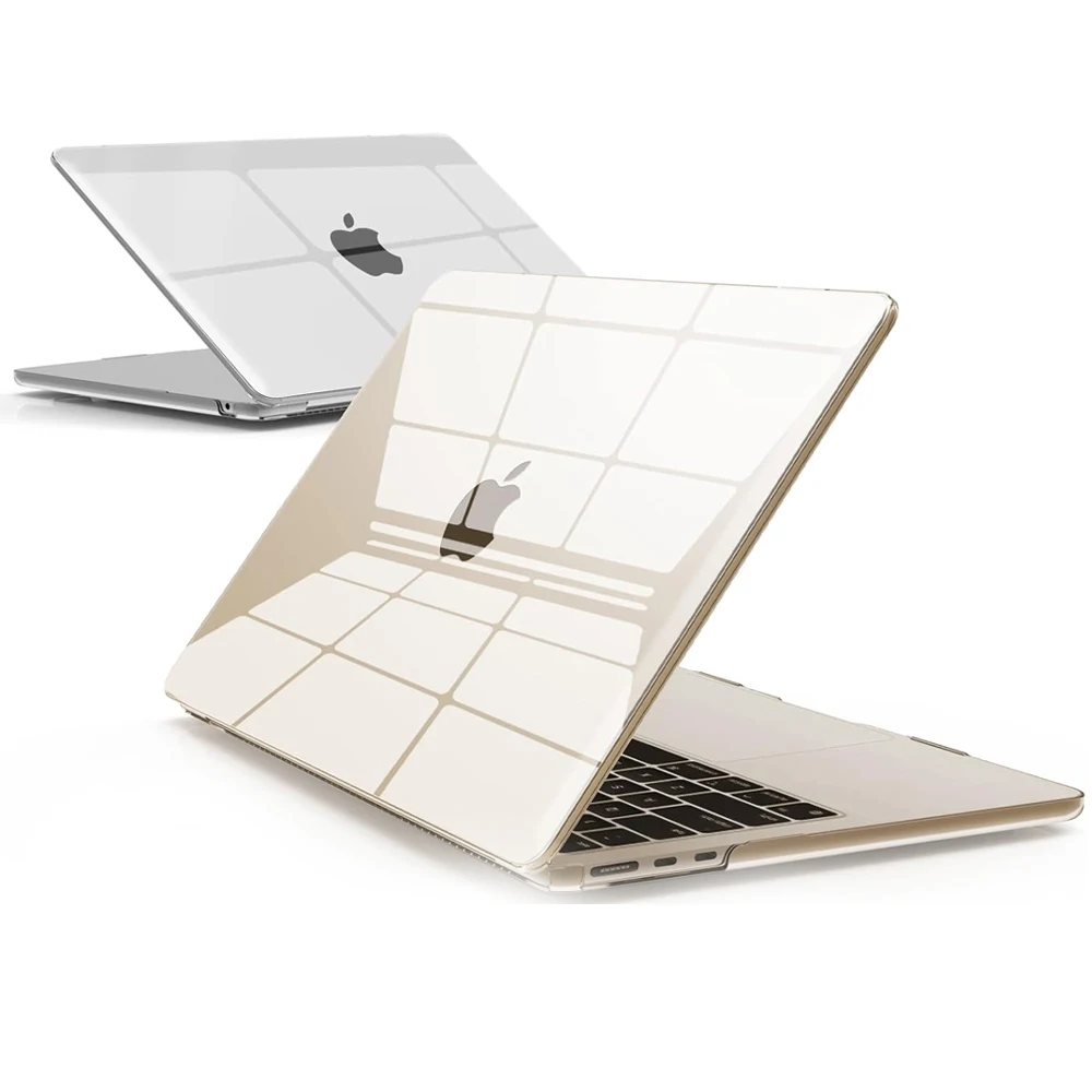 Compatible with MacBook Air 13.6 inch Case 2022 -2026 M2 M3 M4 M5 Chip A2681/A3113 A3240 A3449 Hard Shell Case Crystal Clear