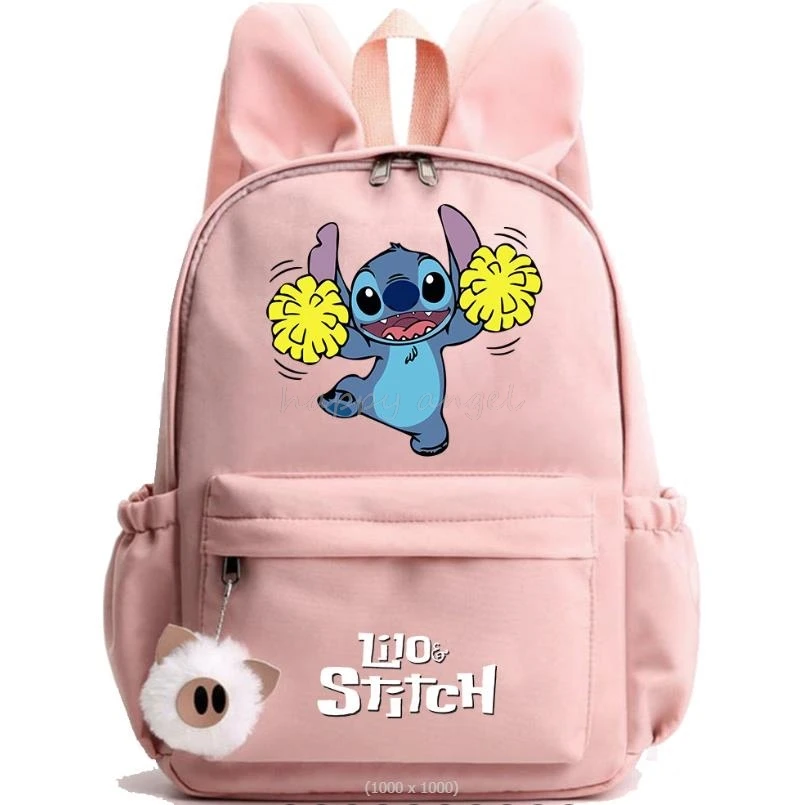 Cute Disney Lilo Stitch Backpack for Girls Boys Student Teenager Children Rucksack Women Casual School Bags Kids Birthday Gift