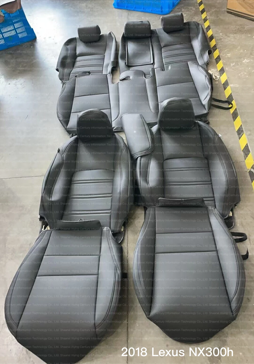 Custom Fit Car Accessories Seat Covers for 5 Seats Full Set Top Quality Leather Specific for Lexus RX300 RX350 RX450 EX UX NX CT