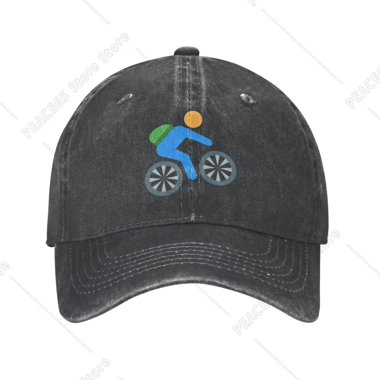 

Adult Vintage Trucker Dad Hat,Cycling Bike Denim Baseball Cap Funny Cowboy Hat For Man Peaked Cap Sun Shade