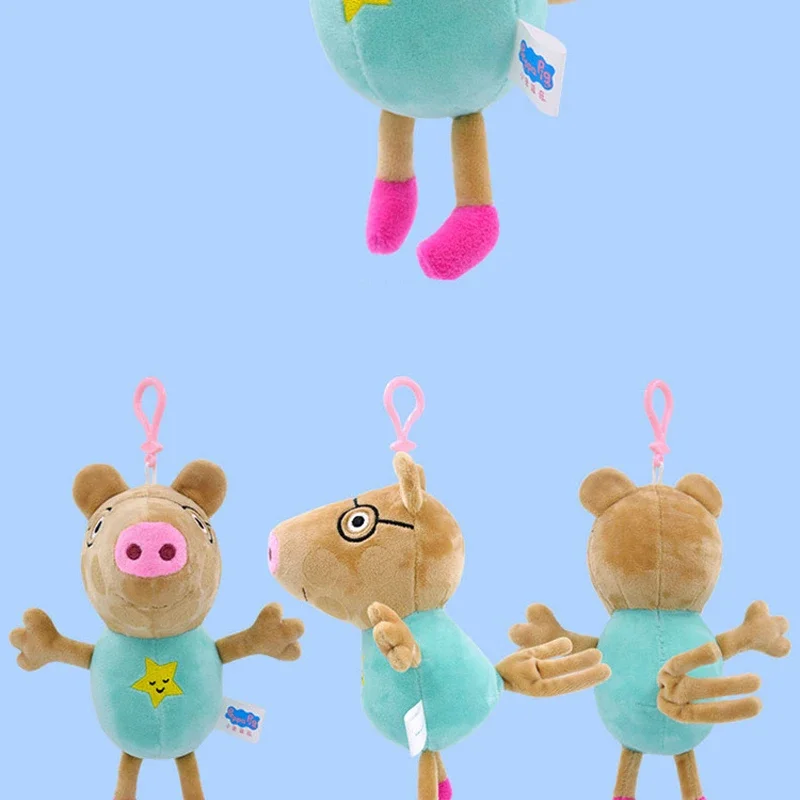 Echte Peppa Pig Plüsch Schwein Kinder Spielzeug 19CM Haustier Dinosaurier Teddybär Weiche Angefüllte Anime Figur Puppe kinder Geburtstag geschenke – Detail 29
