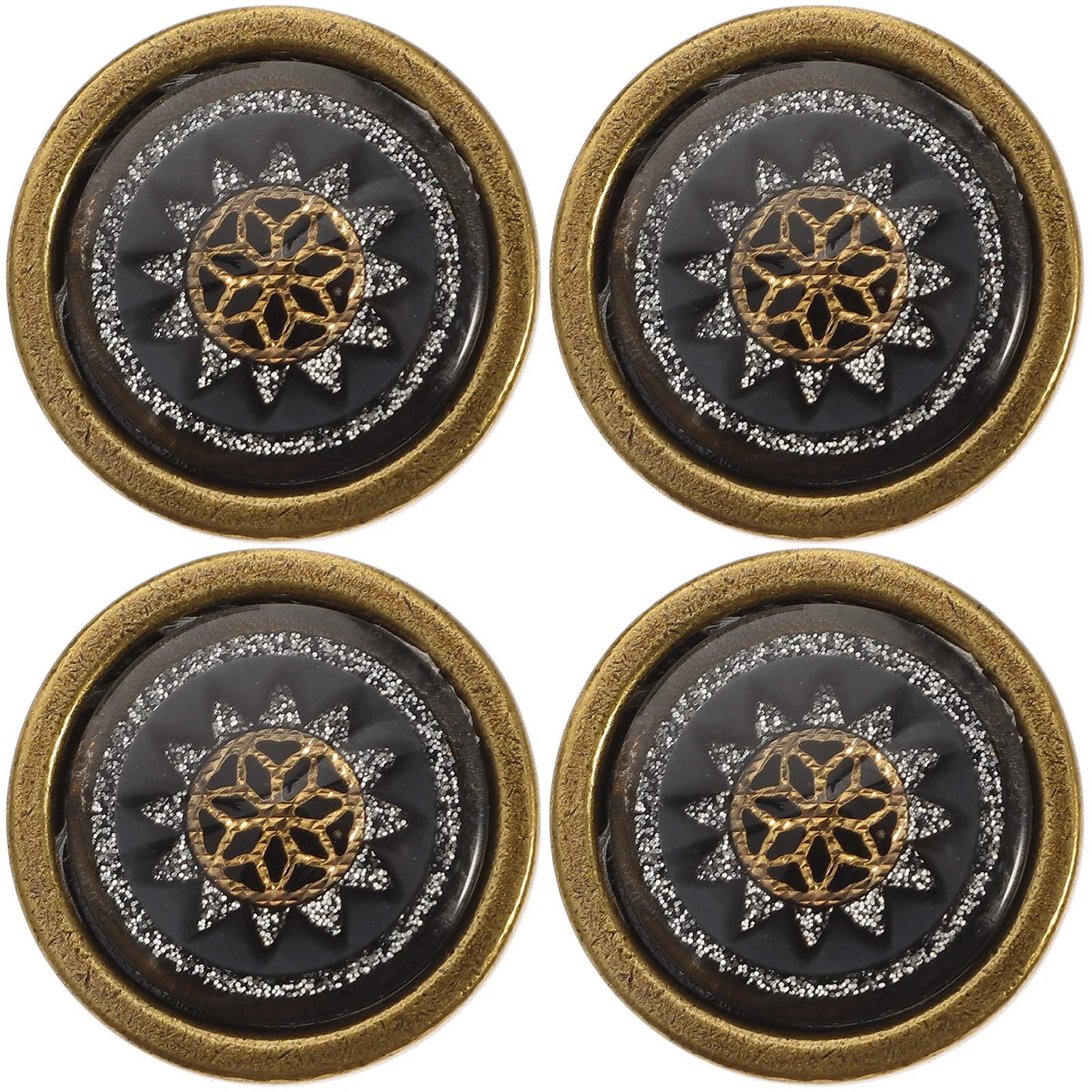 

4Pcs Round Single Hole Cabinet Knobs Durable Drawer Pulls for Kitchen Furniture Door Handles Cabinet Knobs Door Knob