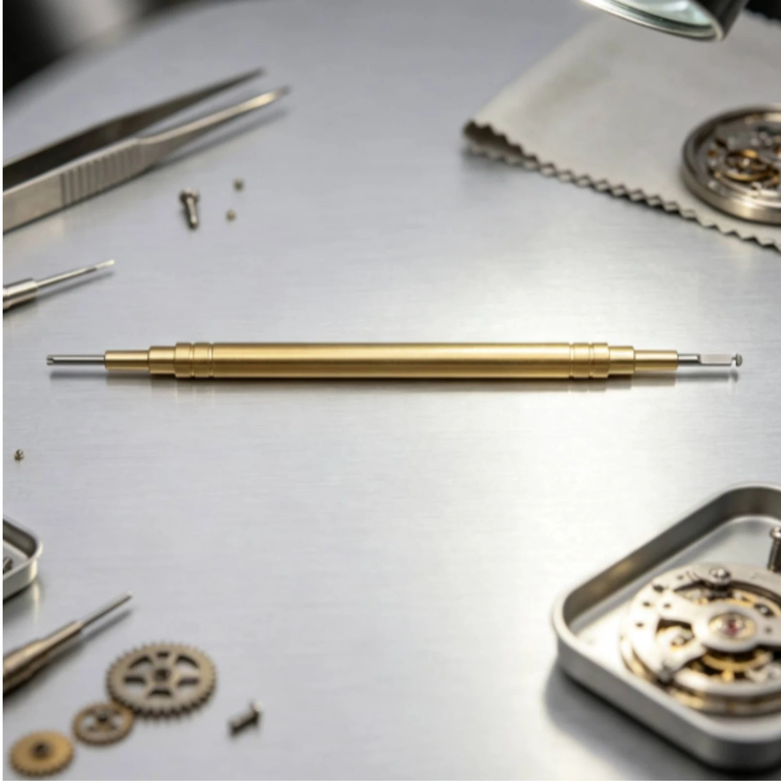 Watch Balance Wheel Repair Tool Sturdy Watch Balance Wheel Calibration Tool Metal Rod Versatile Easy to Use for Watchmakers